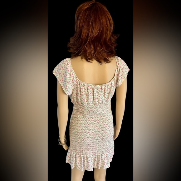 Wild Fable Floral Print Dress - Pink and White - Picture 9 of 14